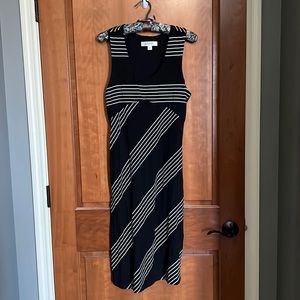 Alpine design super cute black/white dress, size M